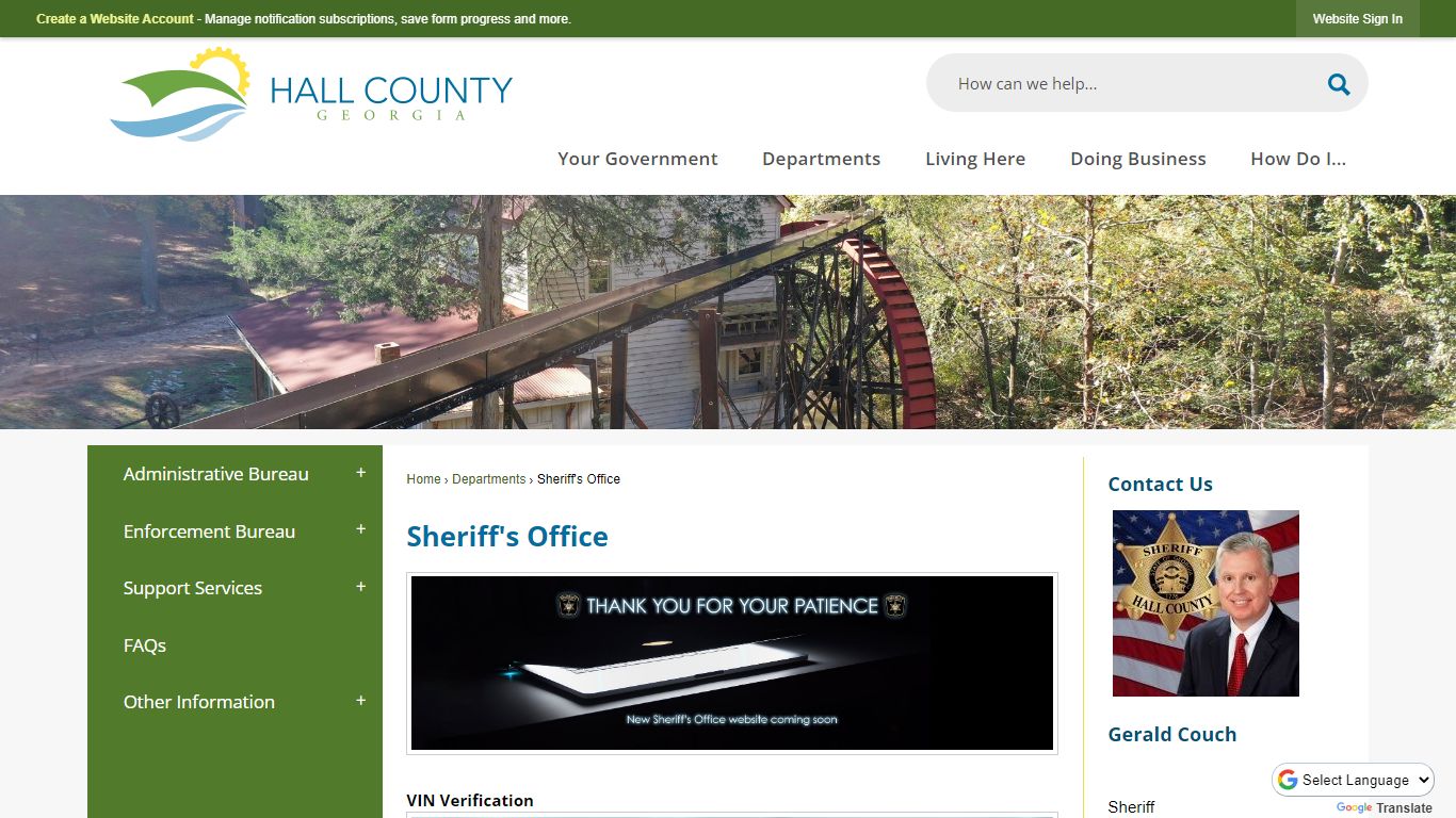 Sheriff's Office | Hall County, GA - Official Website